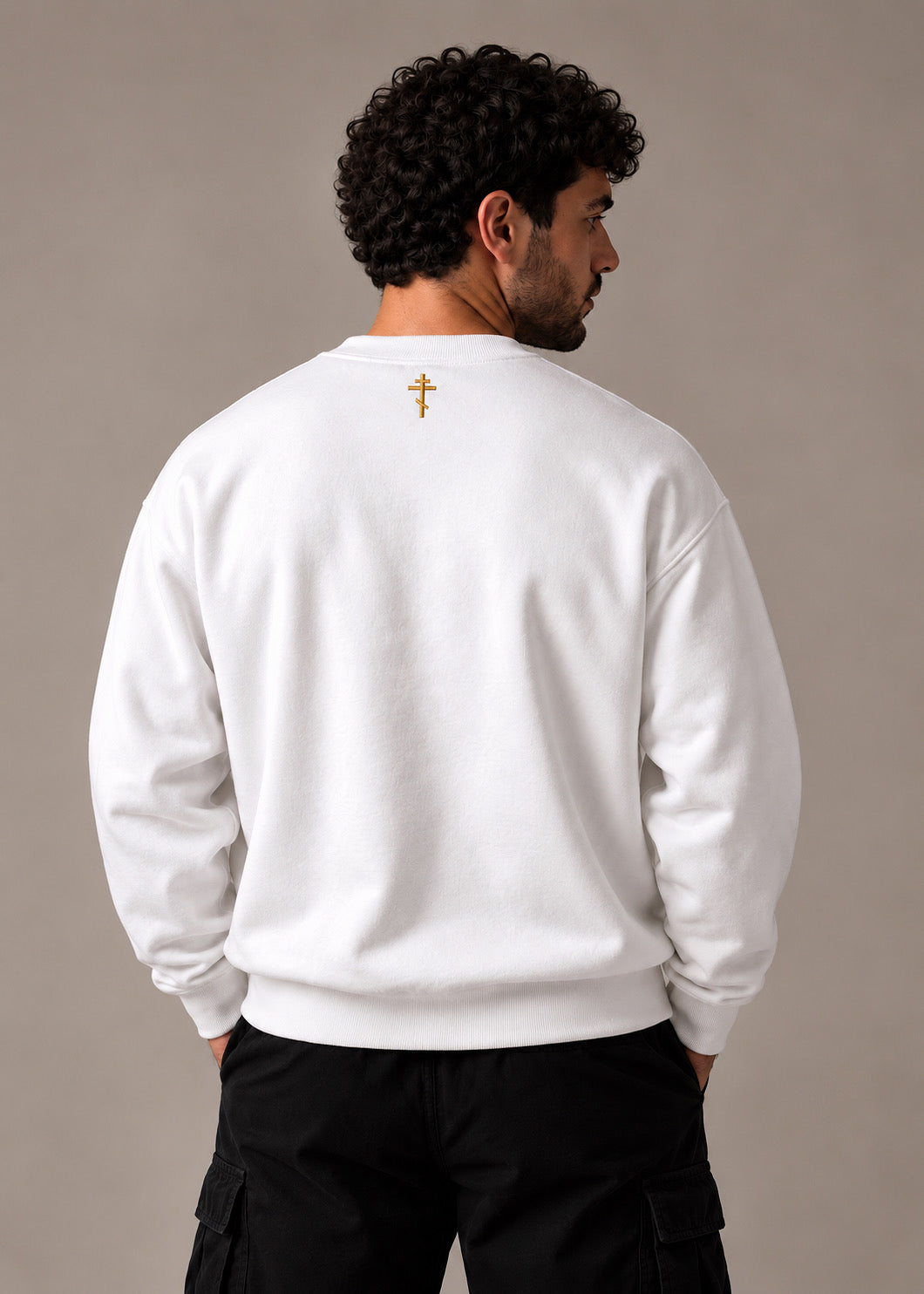 Byzantine Cross Crewneck