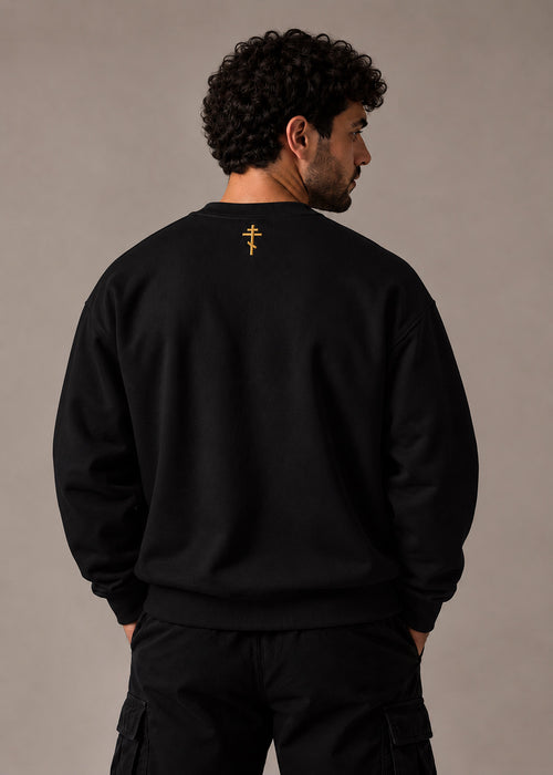 Byzantine Cross Crewneck