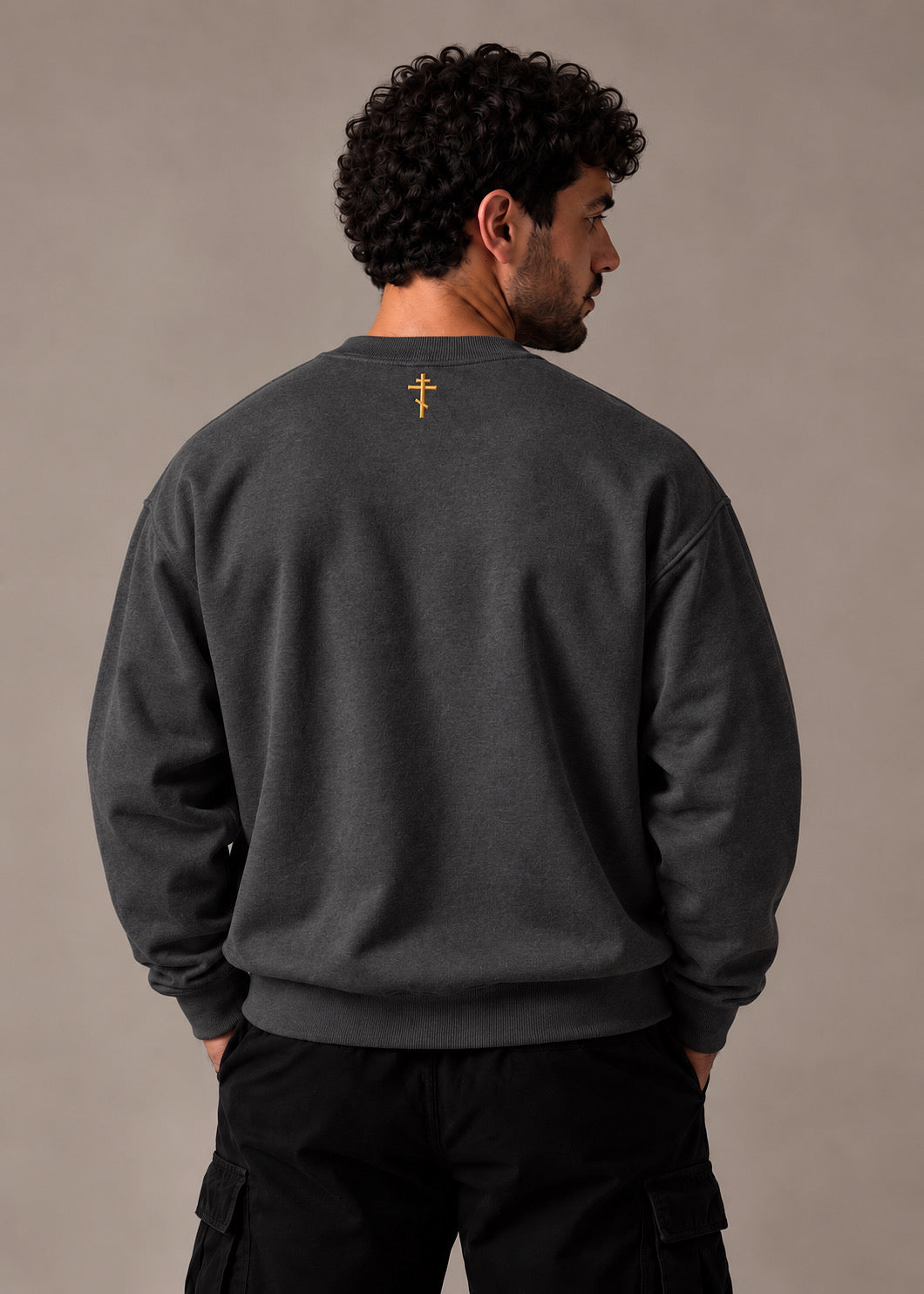 Byzantine Cross Crewneck